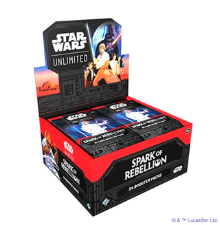  FFG - Star Wars: Unlimited - Spark of Rebellion Booster Display (24 Booster) - EN (Versand 08.03.2024) 