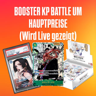 Booster KP Battle um Hauptpreis - One Piece Sammelkarten Spiel