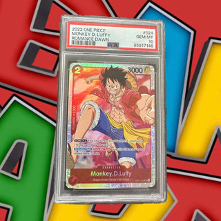 MONKEY D. LUFFY - OP01 SR - PSA 10 ENGLISH