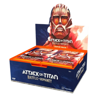 UNIVERSUS CCG ATTACK ON TITAN BATTLE FOR HUMANITY BOOSTER DISPLAY ENGLISCH - PRE ORDER 16.08.2024