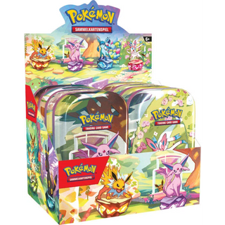 POKEMON SCARLET & VIOLET - PRISMATIC EVOLUTIONS MINI TIN DISPLAY - ende märz auslieferung